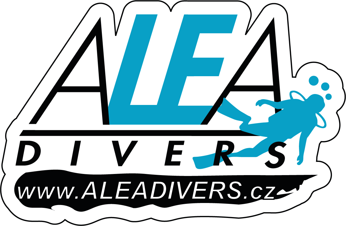 ALEA Divers logo s obrysem a webem 2020