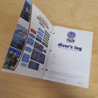 PADI Open Water Diver course logbook
